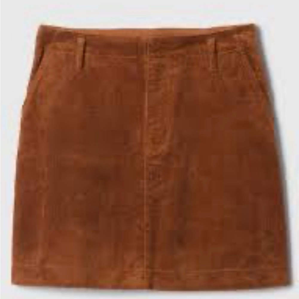 GAP Tan Corduroy Mini Skirt